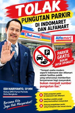 Edi Hariyanto Tolak Parkir Indomaret-Alfamart Jadi Solusi Lapangan Kerja: Jangan Bebani Rakyat