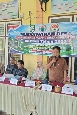 Pemdes Temdak Sukses Gelar Musyawarah Desa, Bahas RKPDes Tahun 2027