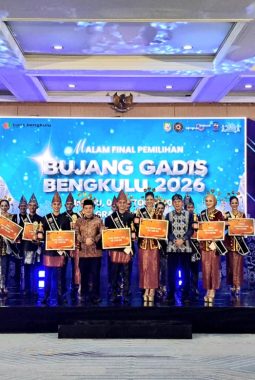 Ridho Pratama dan Fildzah Dwi Dinobatkan sebagai Bujang Gadis Bengkulu 2026